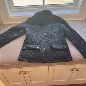 Barbour Women's Dark Quilted Puffer Jacket